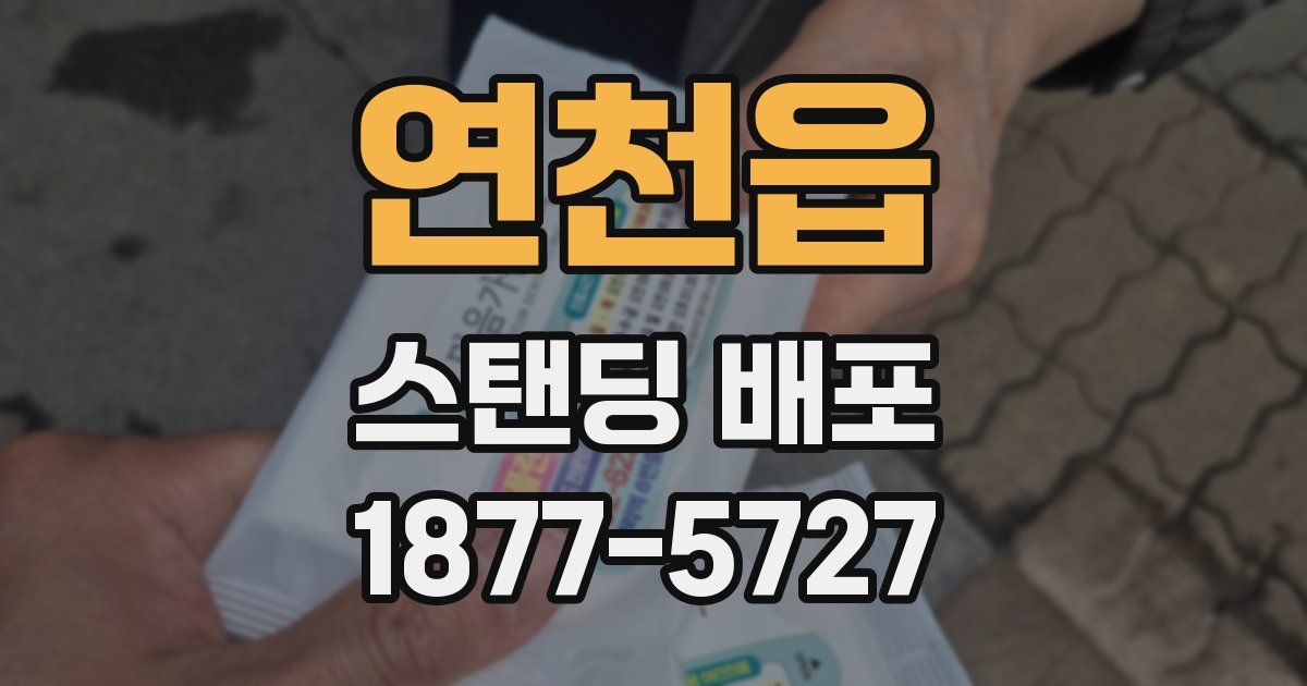 연천읍 스탠딩 배포