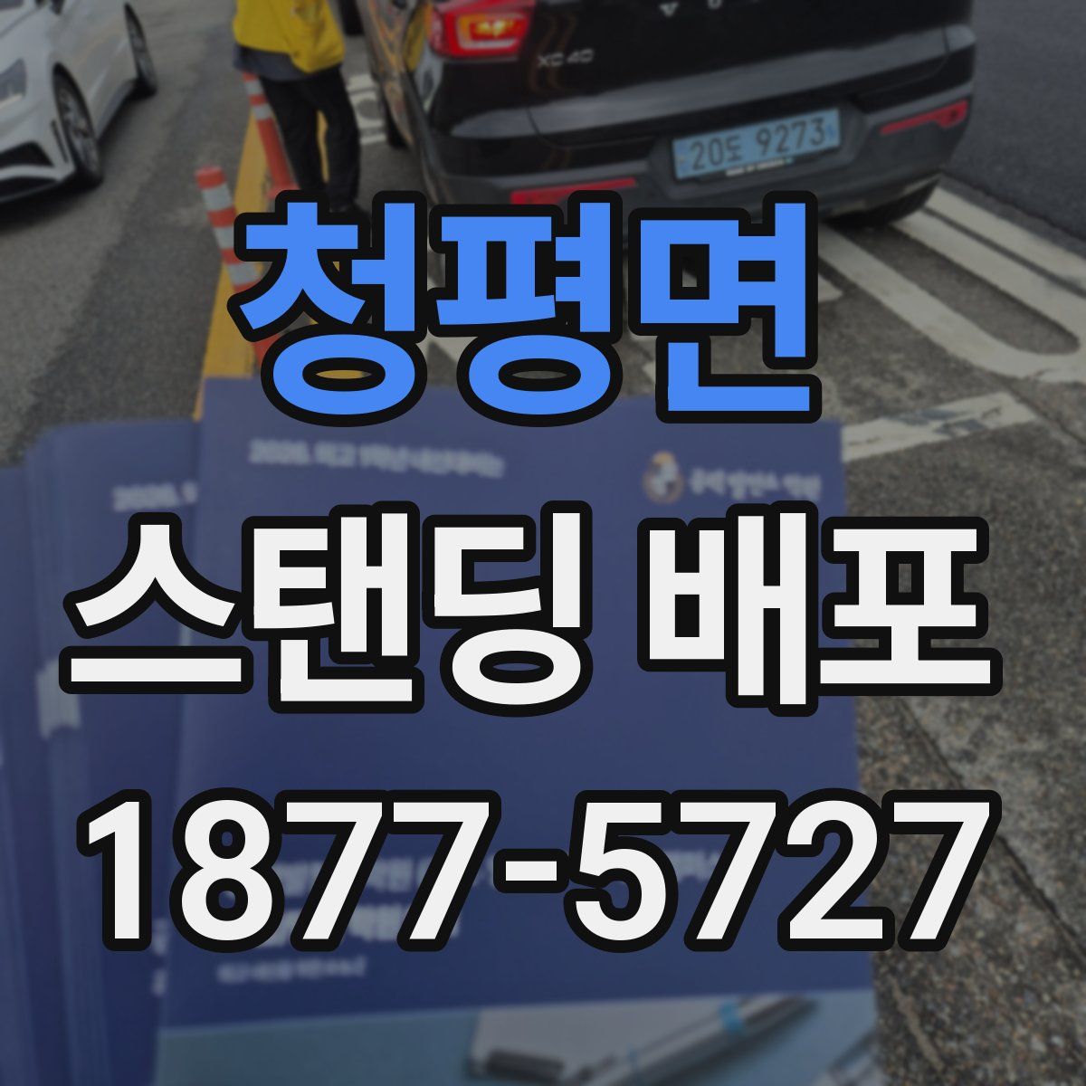 청평면 스탠딩 배포