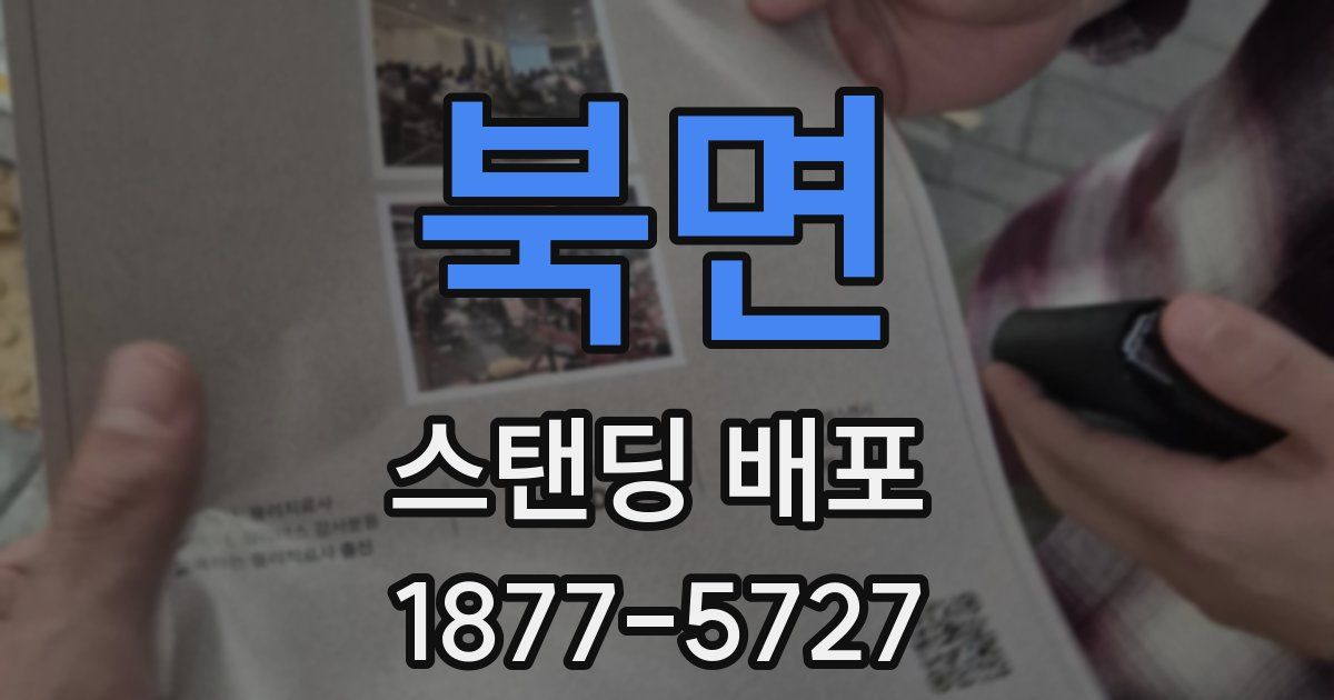 북면 스탠딩 배포