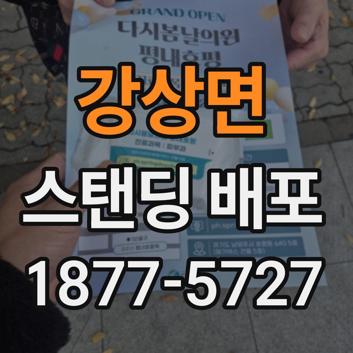 강상면 스탠딩 배포