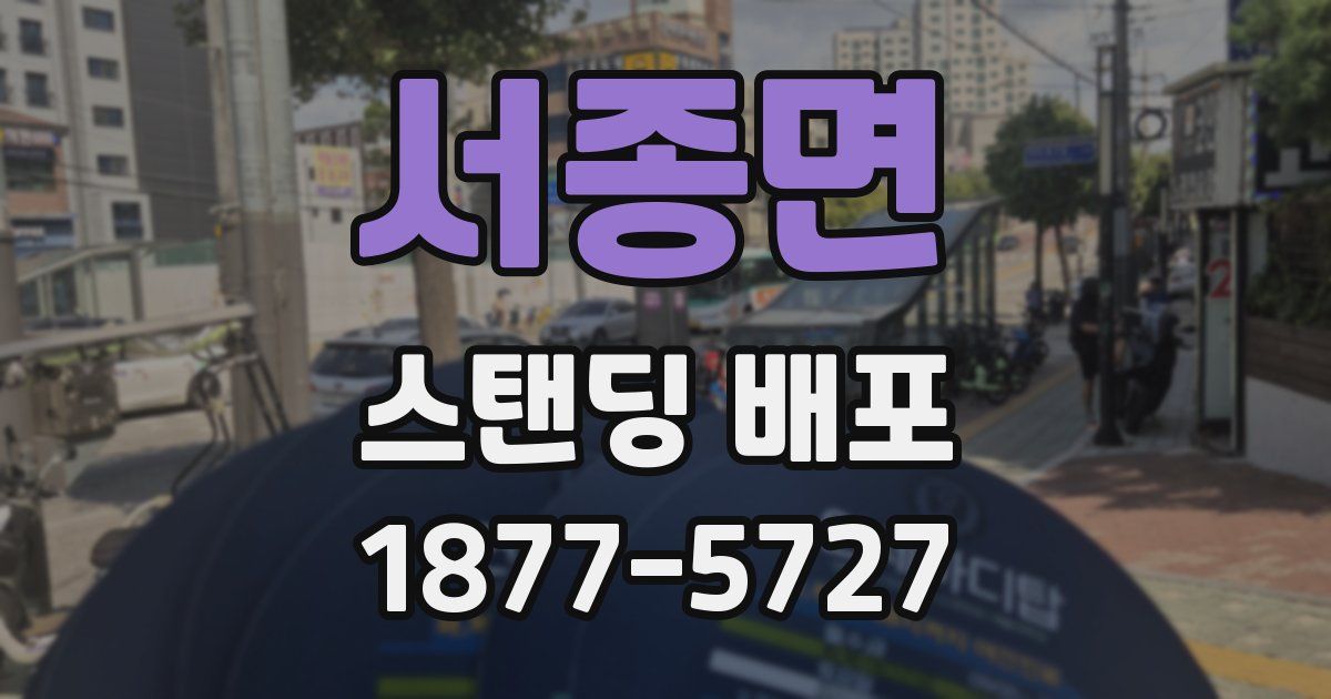 서종면 스탠딩 배포