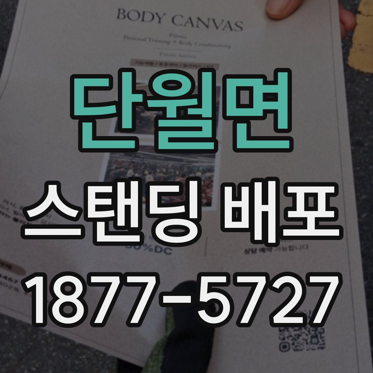 단월면 스탠딩 배포