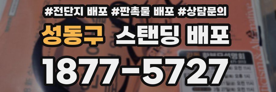 성동구 스탠딩 배포