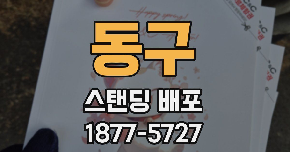 동구 스탠딩 배포