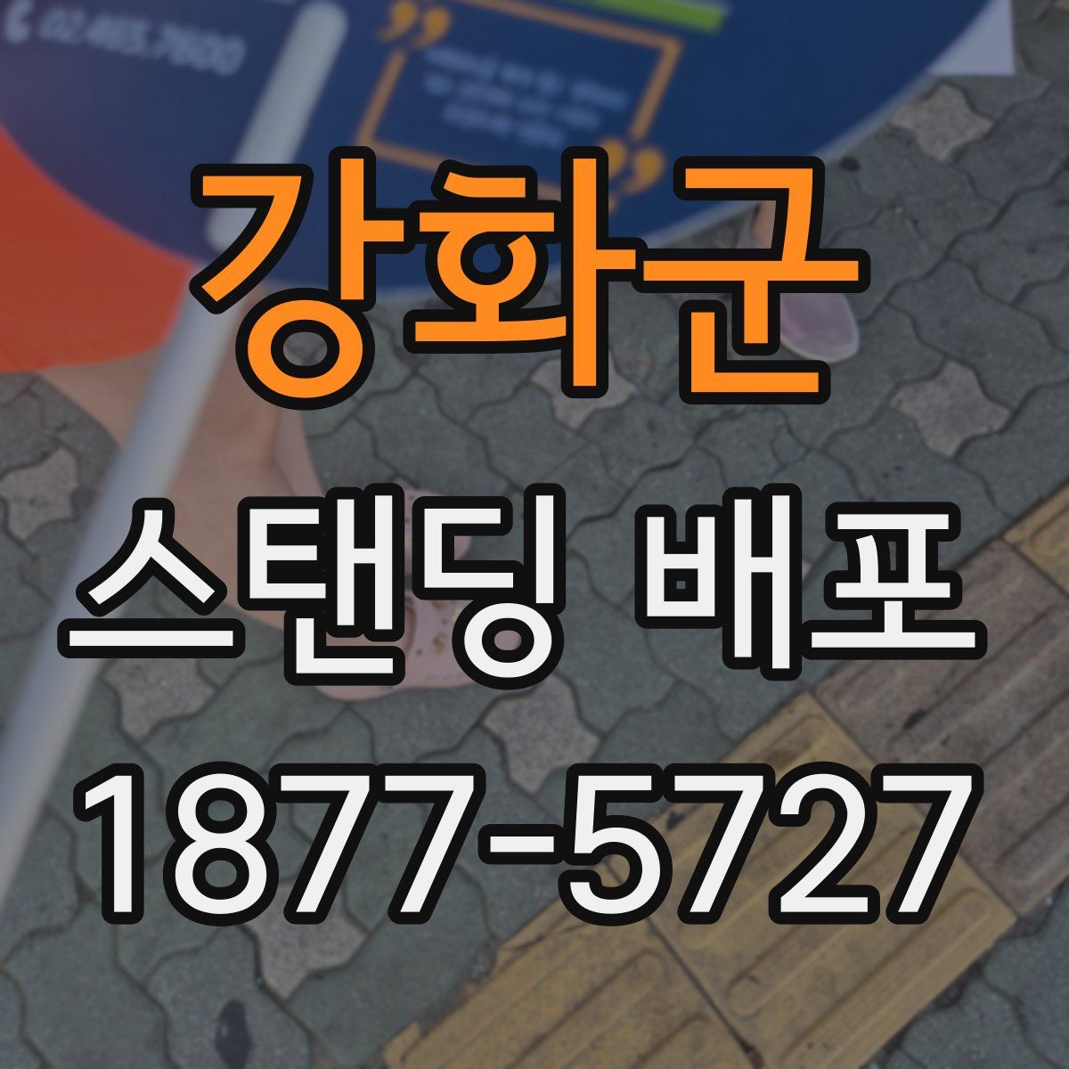 강화군 스탠딩 배포
