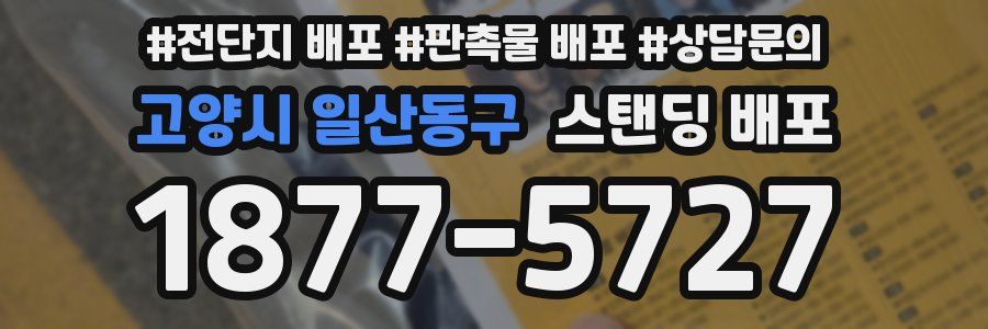 고양시 일산동구 스탠딩 배포