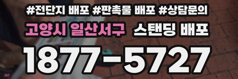 고양시 일산서구 스탠딩 배포