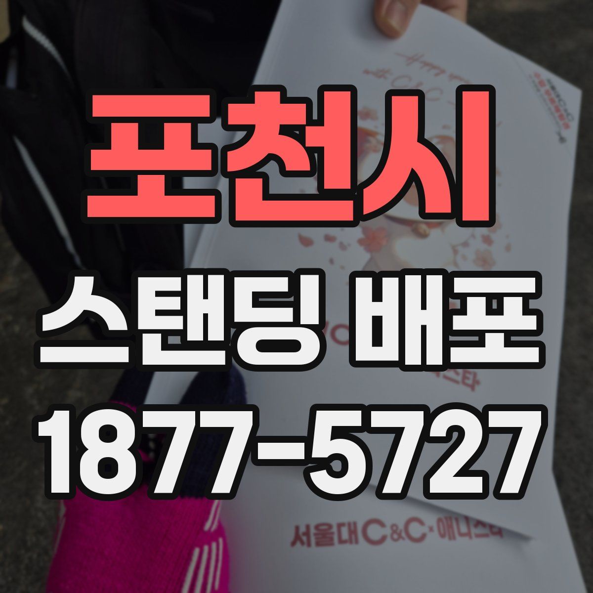 포천시 스탠딩 배포