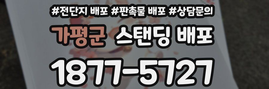 가평군 스탠딩 배포