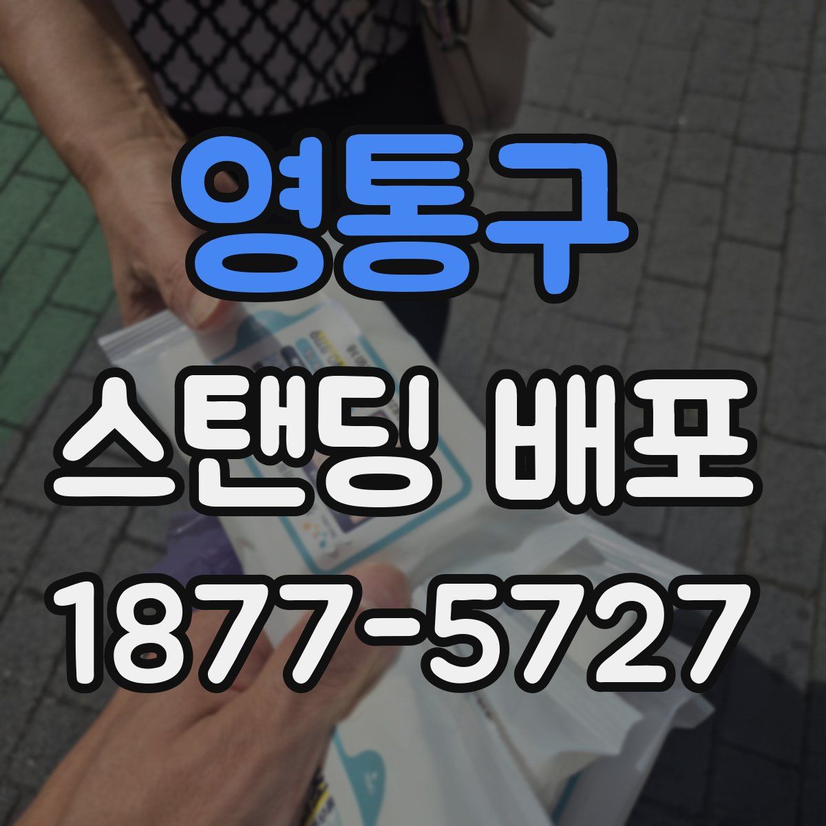 영통구 스탠딩 배포