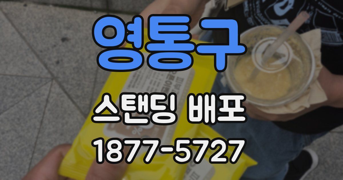 영통구 스탠딩 배포