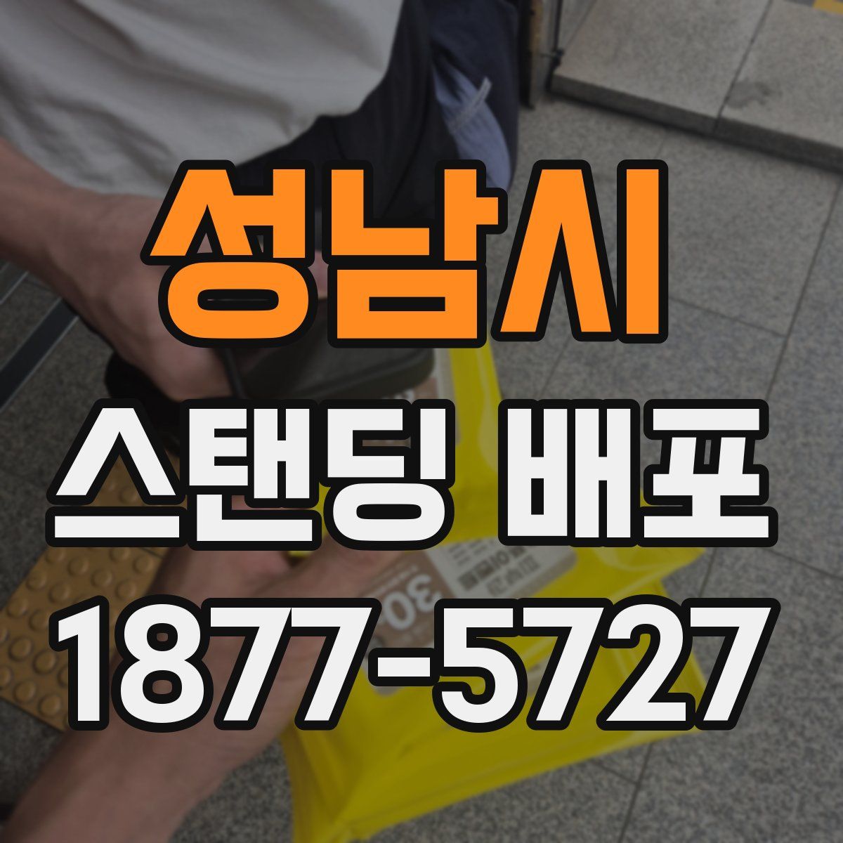 성남시 스탠딩 배포