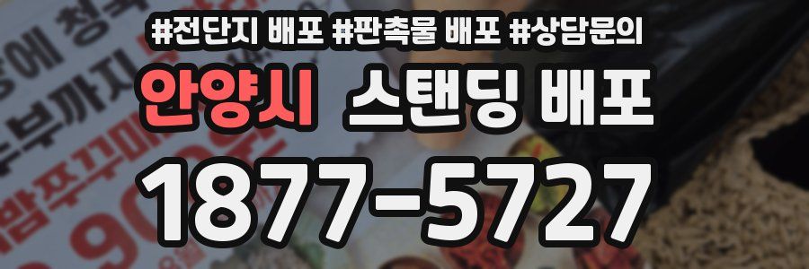 안양시 스탠딩 배포