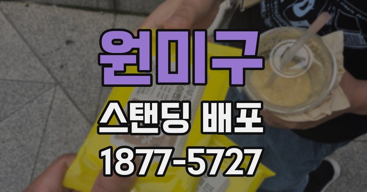 원미구 스탠딩 배포