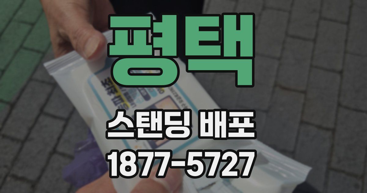 평택 스탠딩 배포