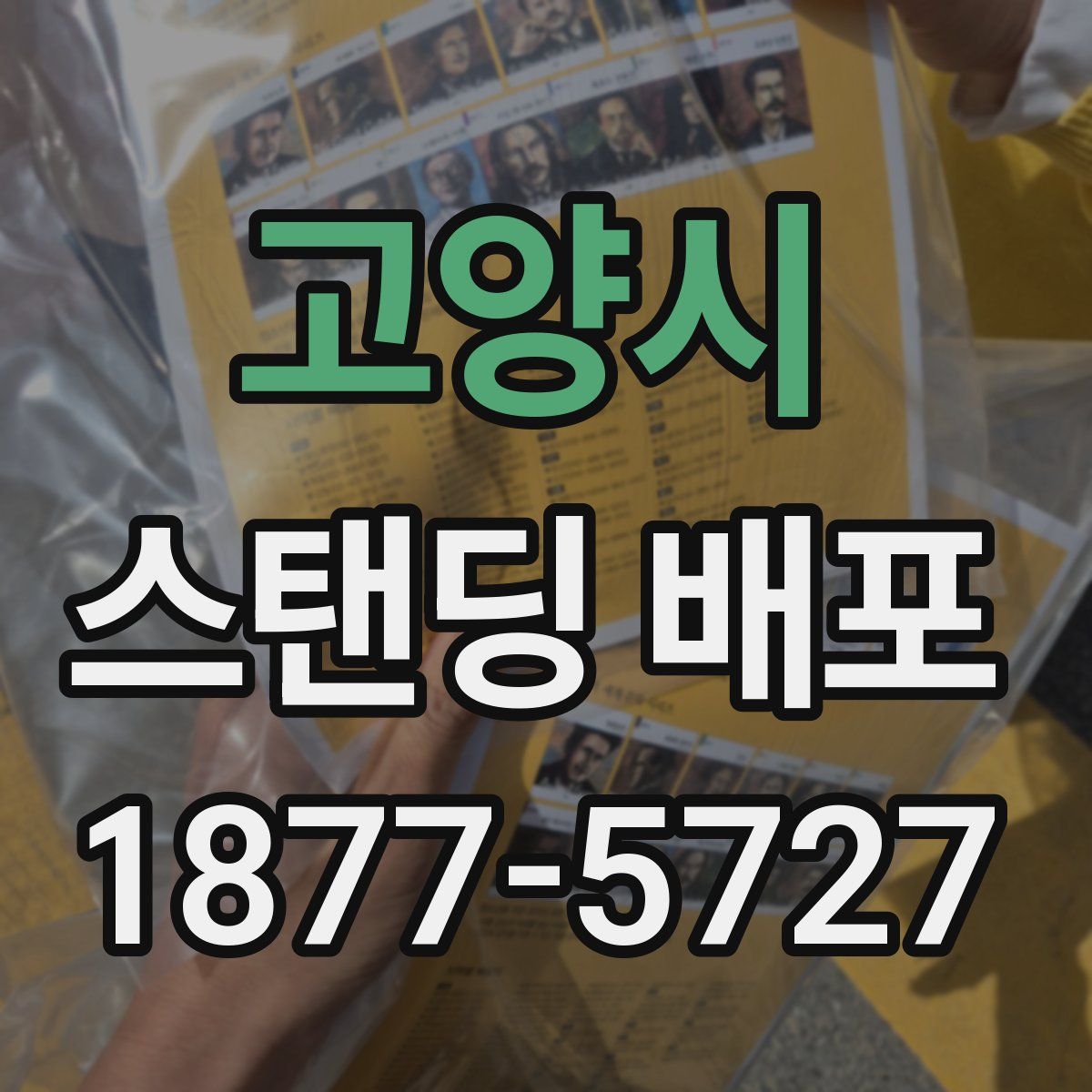 고양시 스탠딩 배포