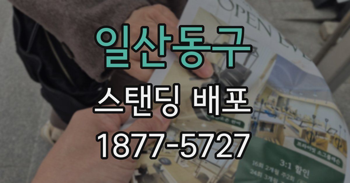 일산동구 스탠딩 배포