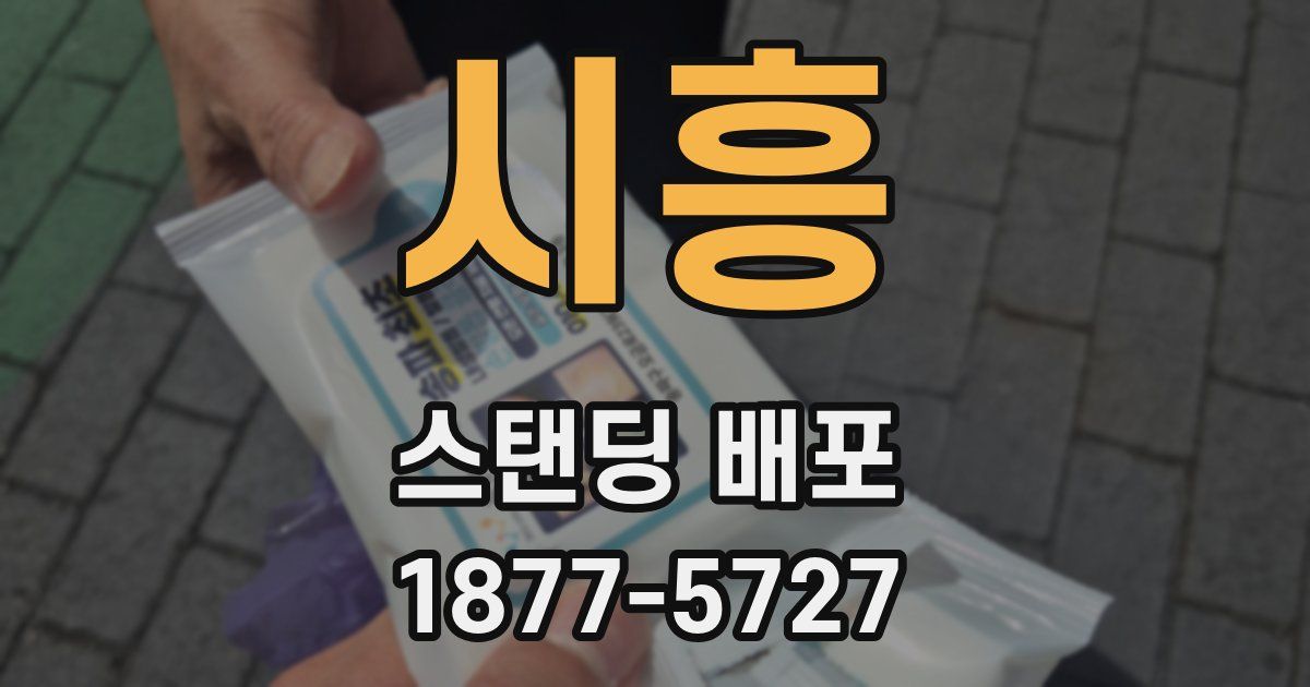 시흥 스탠딩 배포