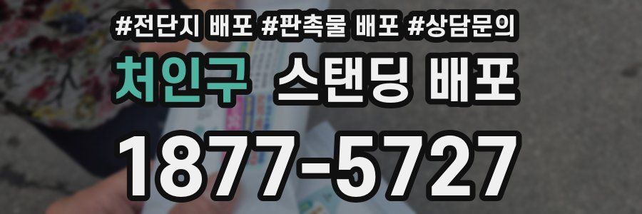 처인구 스탠딩 배포