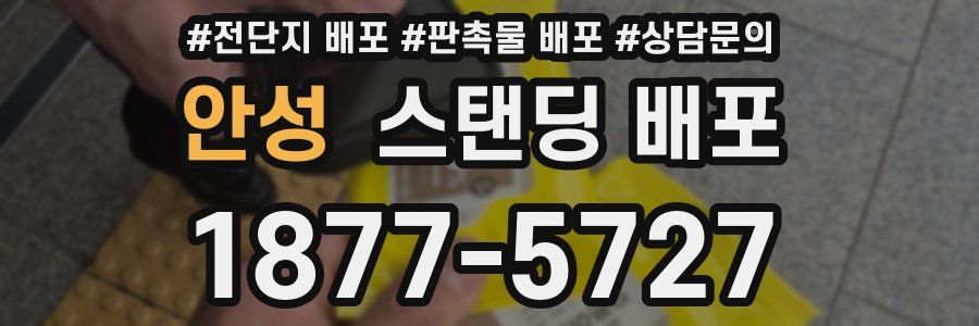 안성 스탠딩 배포