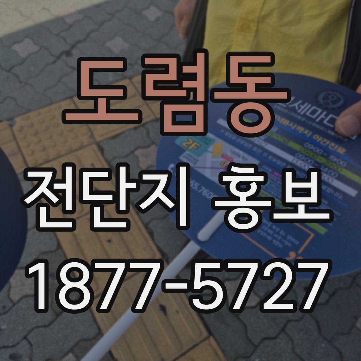 도렴동 전단지 홍보