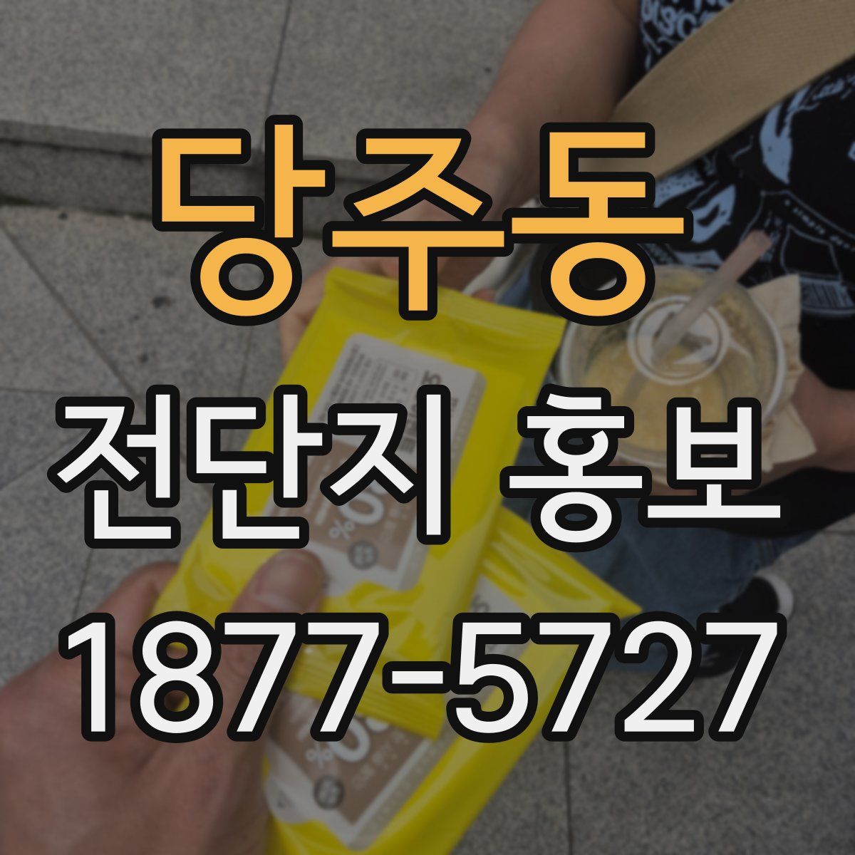 당주동 전단지 홍보