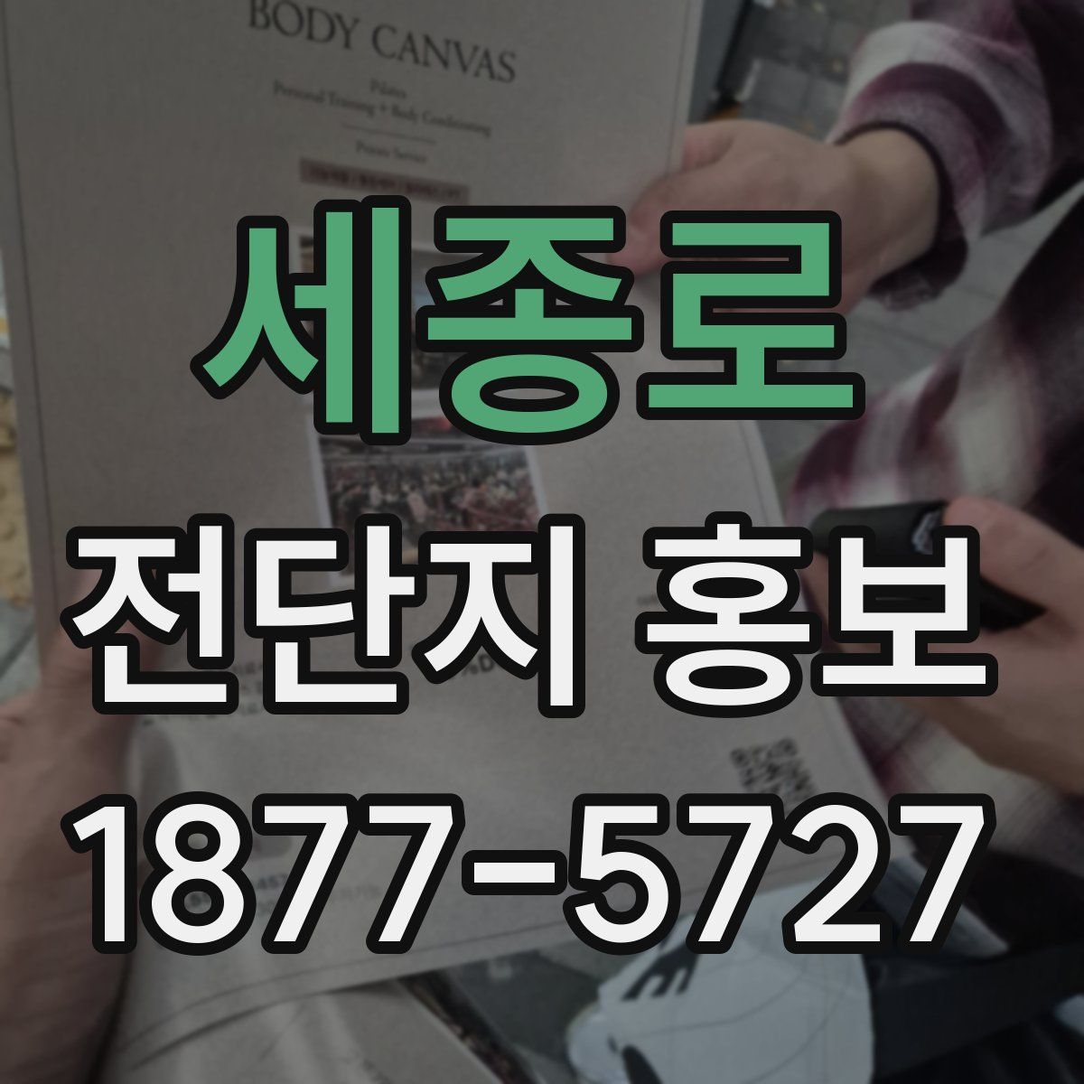 세종로 전단지 홍보