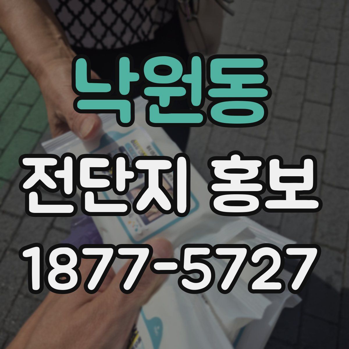 낙원동 전단지 홍보
