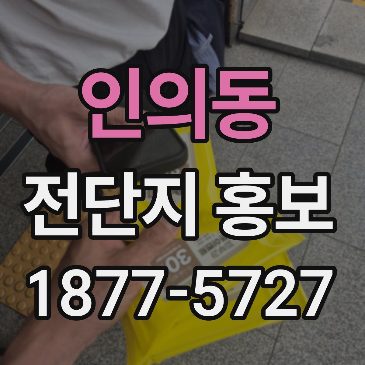 인의동 전단지 홍보