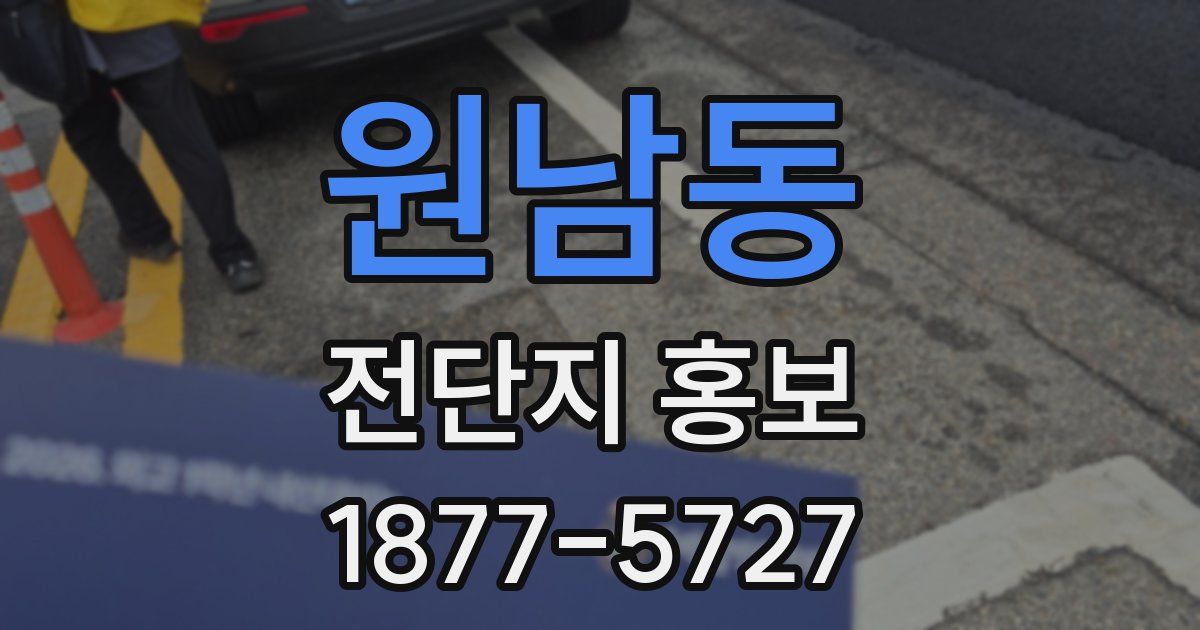 원남동 전단지 홍보