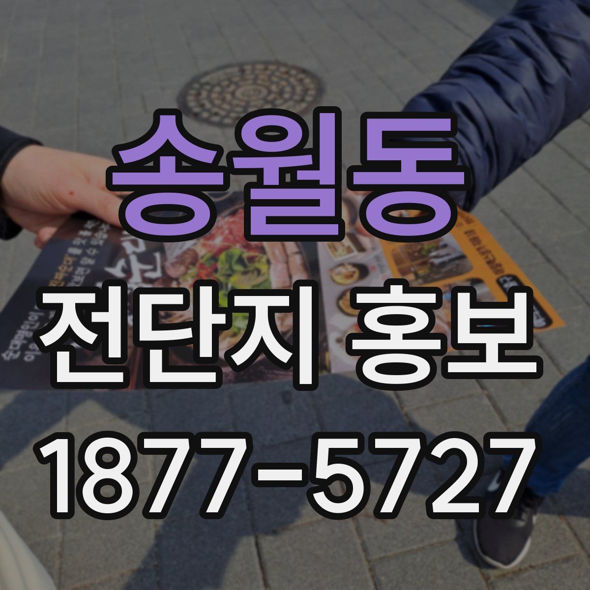 송월동 전단지 홍보