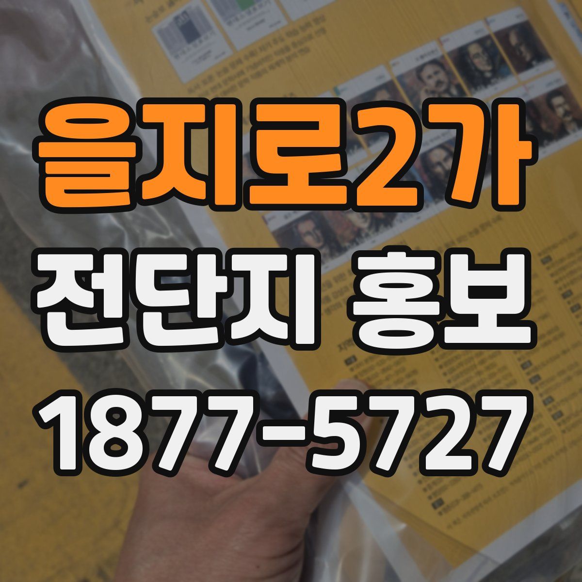 을지로2가 전단지 홍보