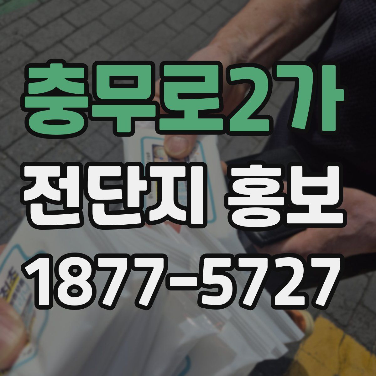 충무로2가 전단지 홍보