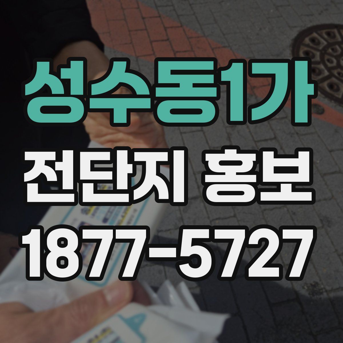 성수동1가 전단지 홍보