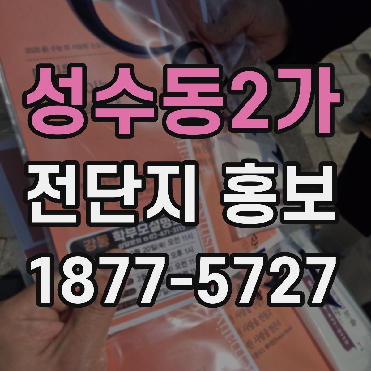 성수동2가 전단지 홍보