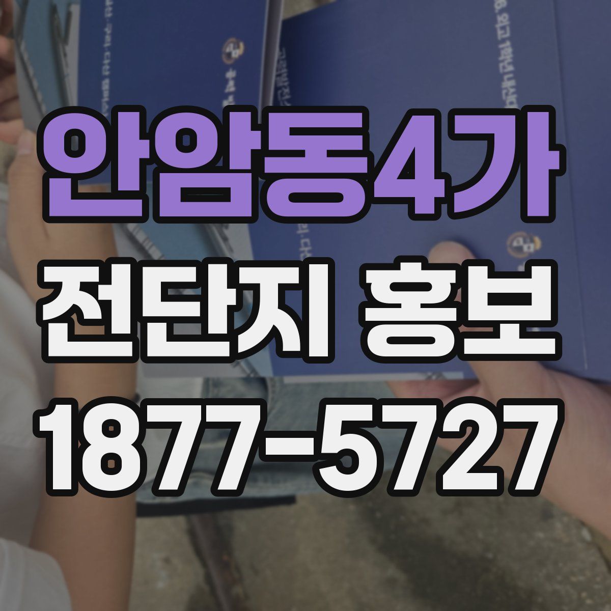 안암동4가 전단지 홍보