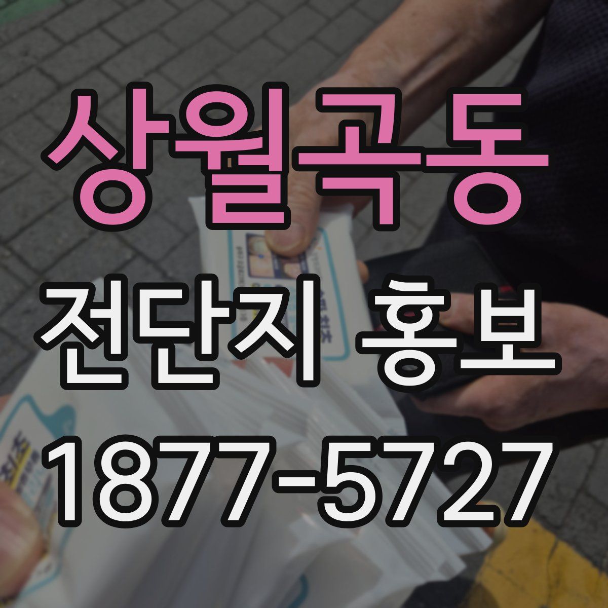 상월곡동 전단지 홍보