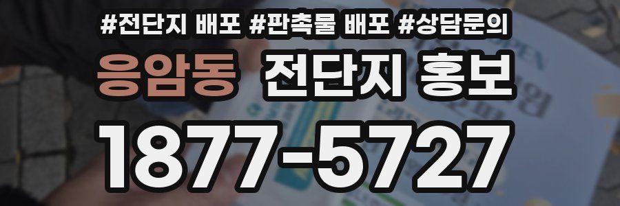 응암동 전단지 홍보