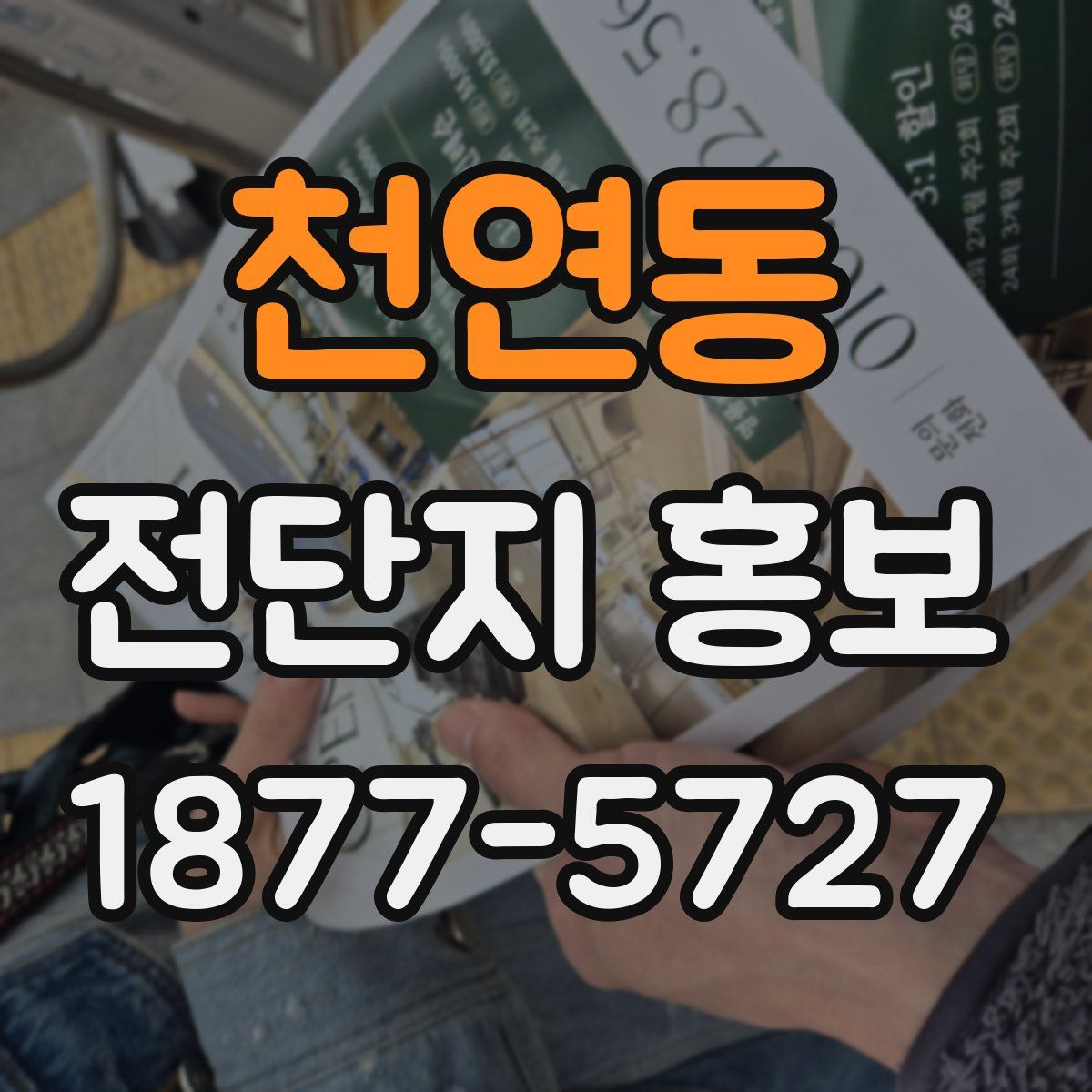 천연동 전단지 홍보