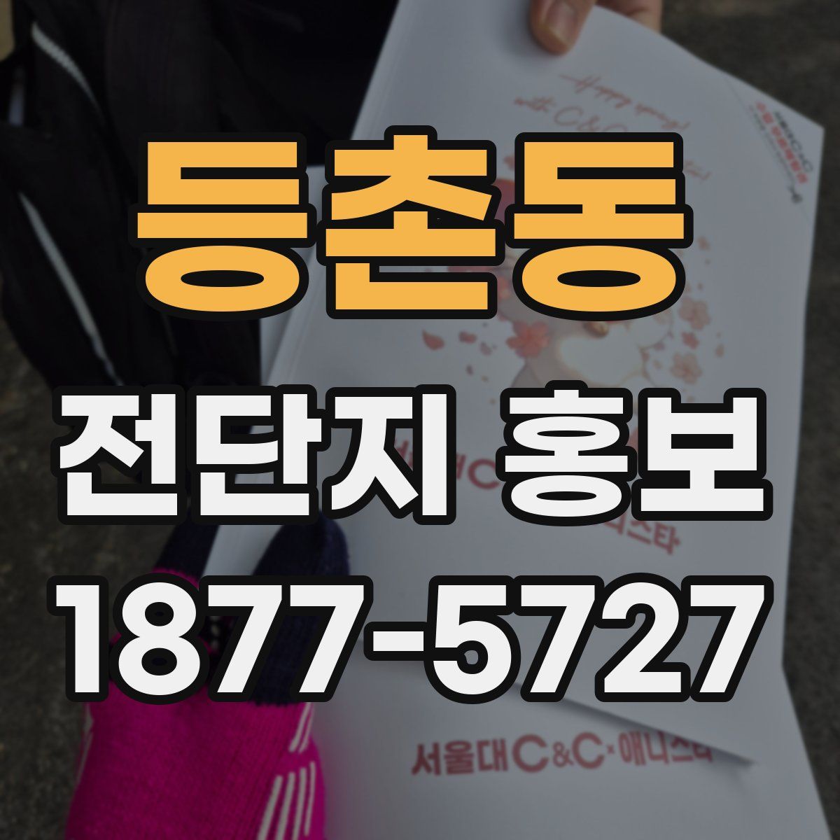 등촌동 전단지 홍보
