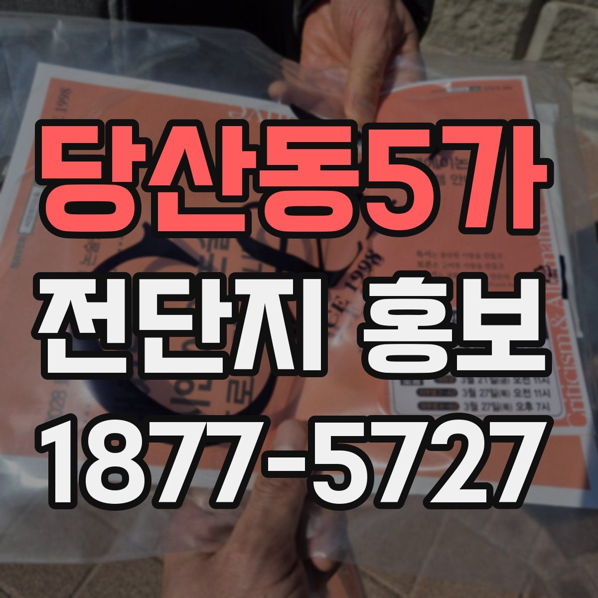 당산동5가 전단지 홍보