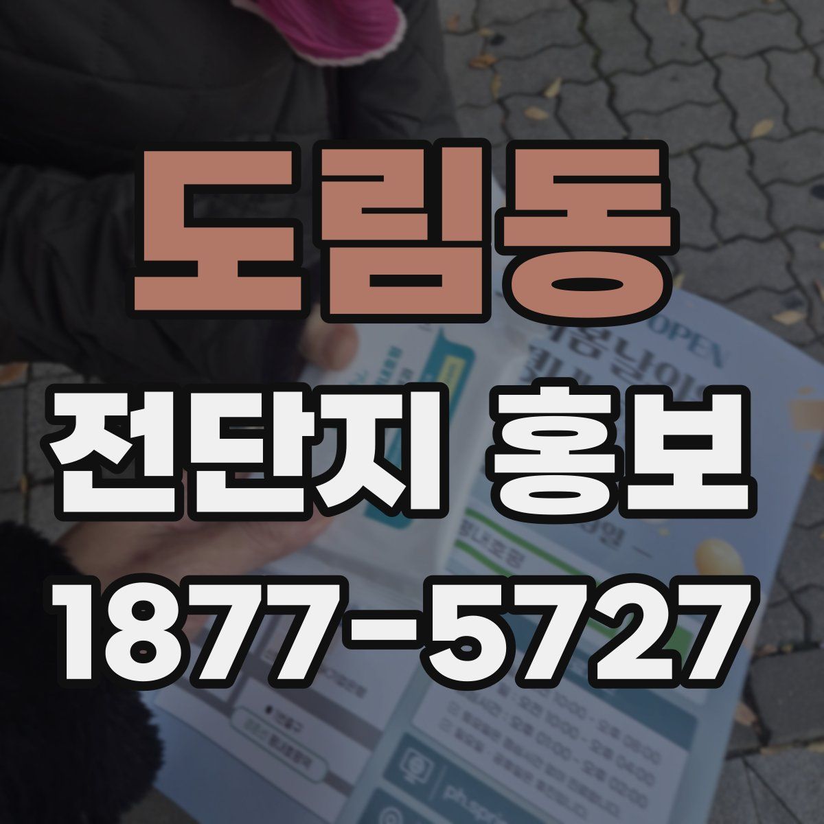 도림동 전단지 홍보
