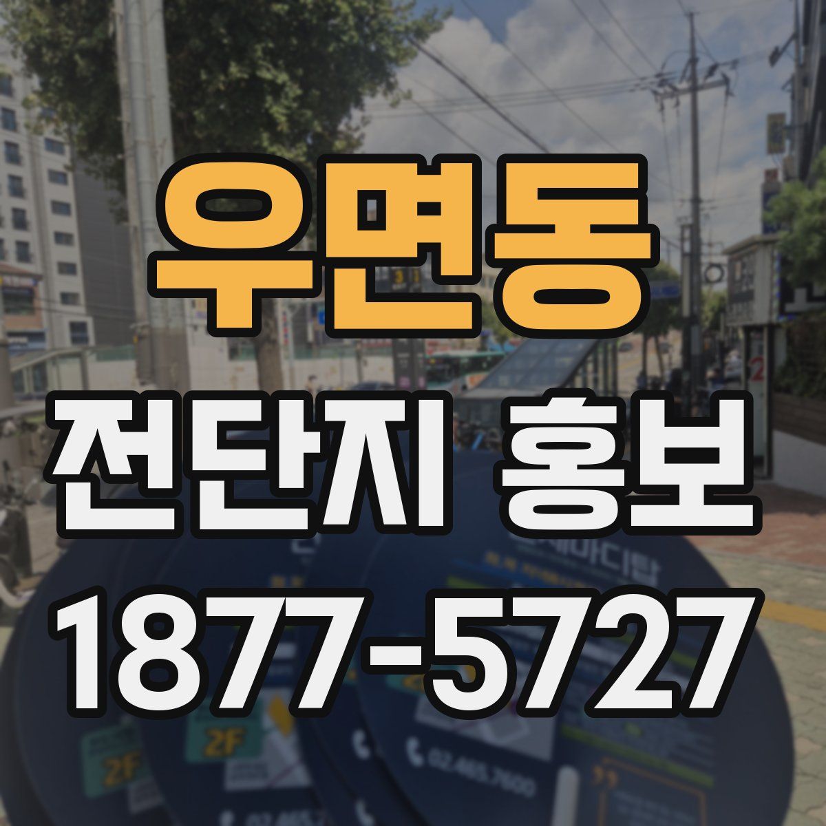 우면동 전단지 홍보
