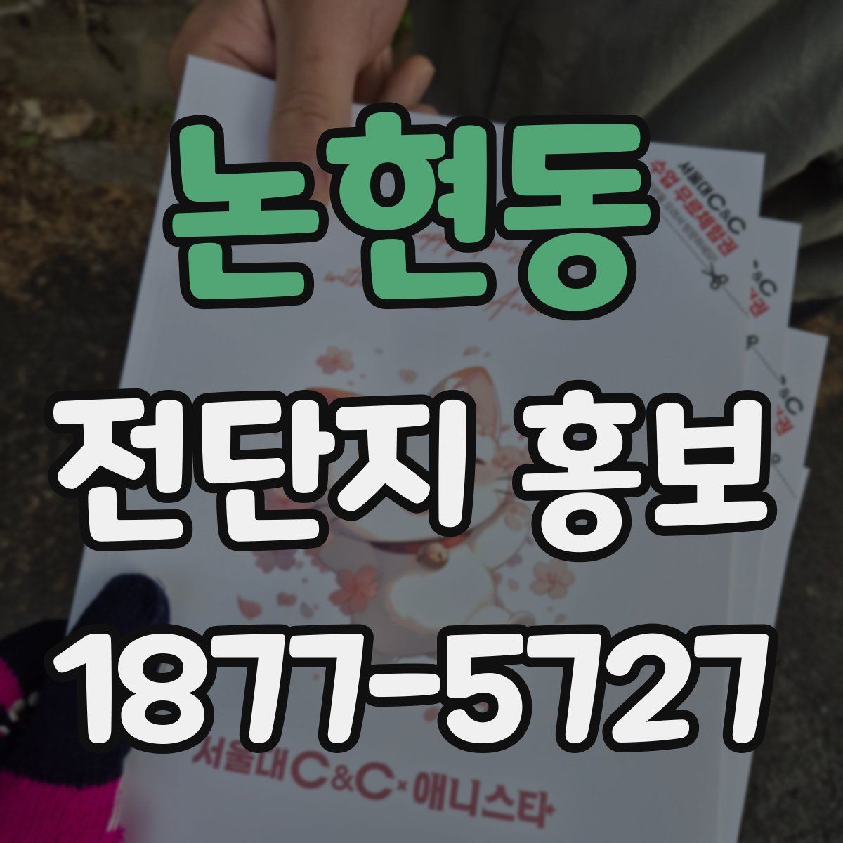 논현동 전단지 홍보