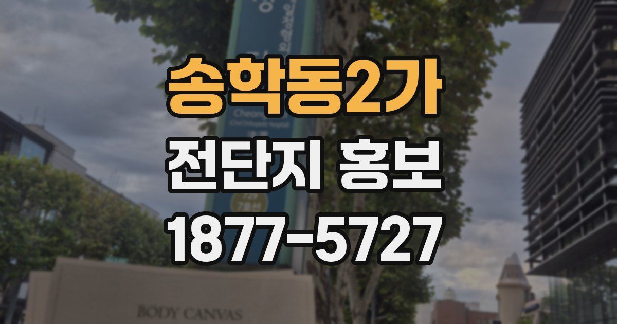 송학동2가 전단지 홍보