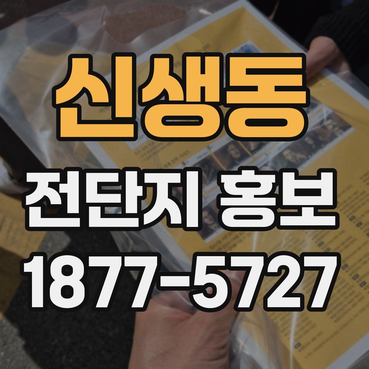 신생동 전단지 홍보