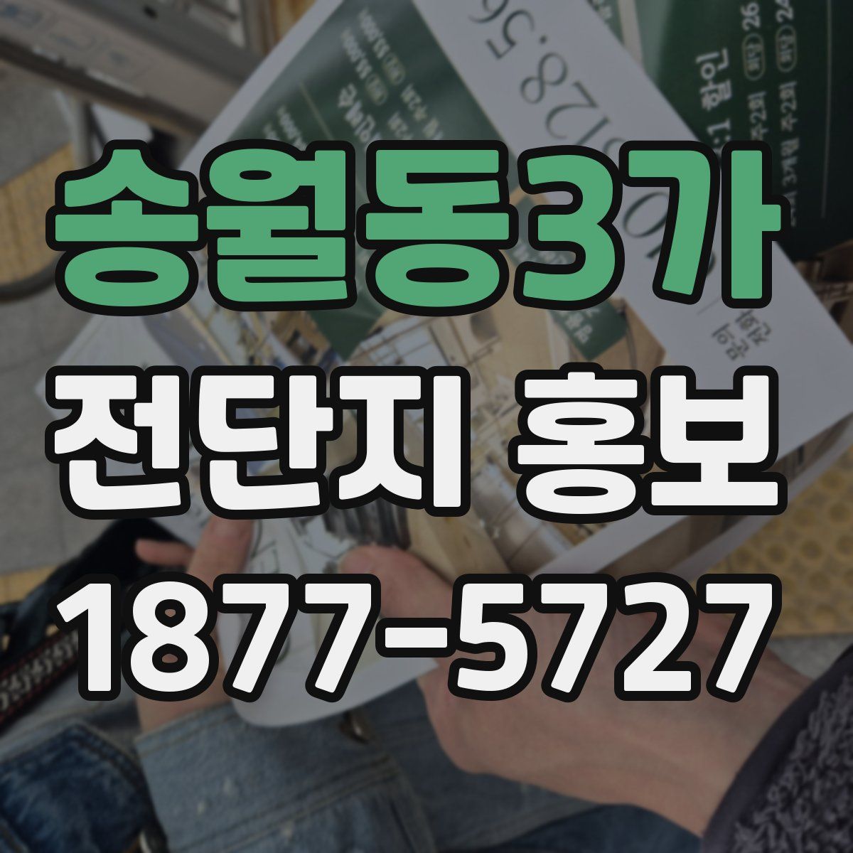 송월동3가 전단지 홍보