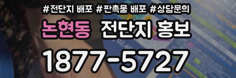 논현동 전단지 홍보