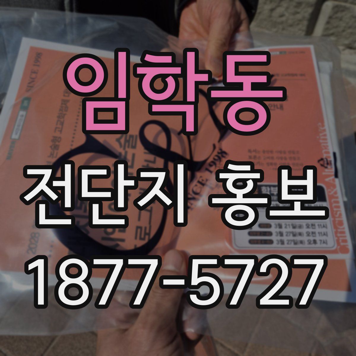 임학동 전단지 홍보
