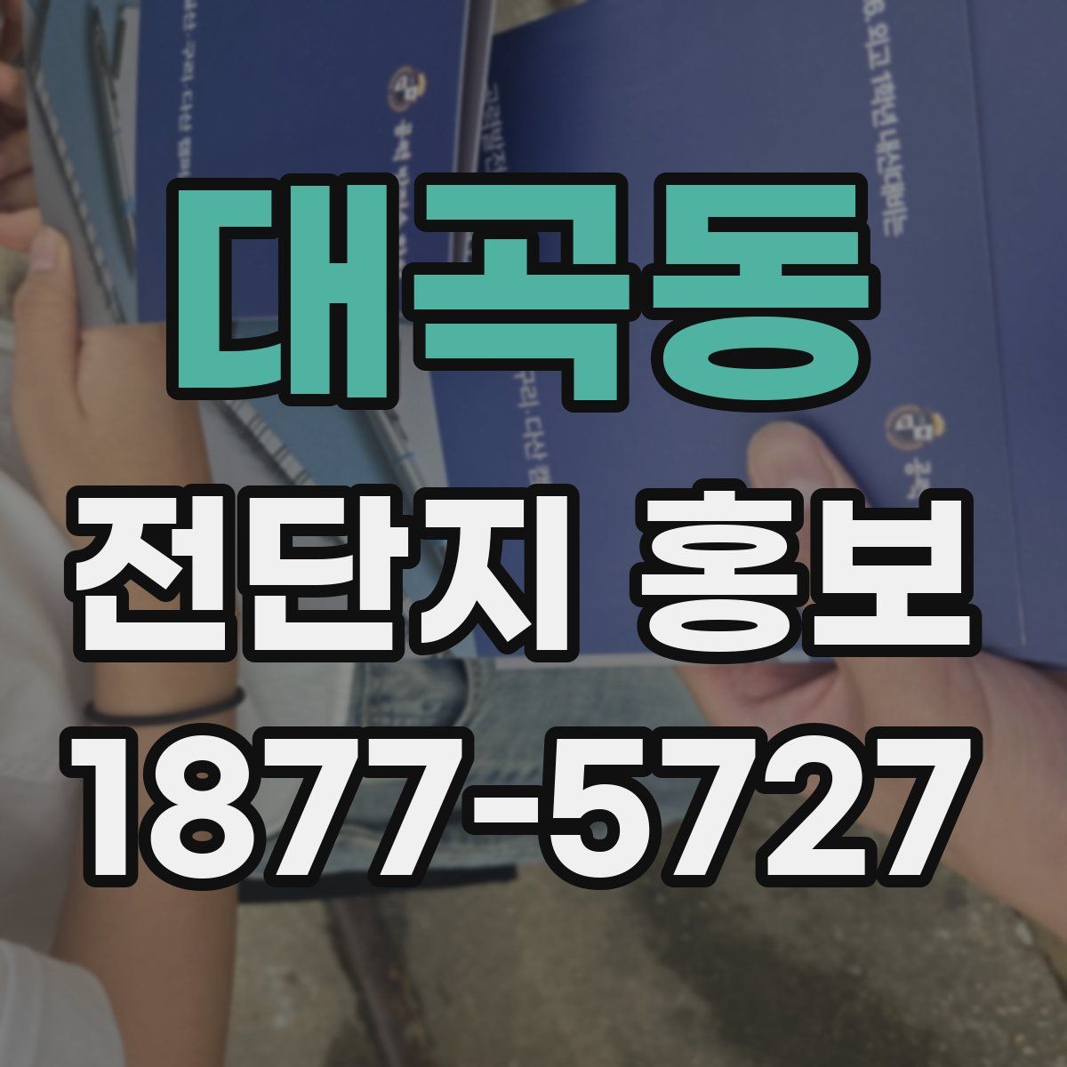 대곡동 전단지 홍보